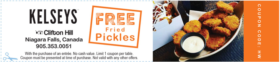 Niagara falls restaurant discount coupons